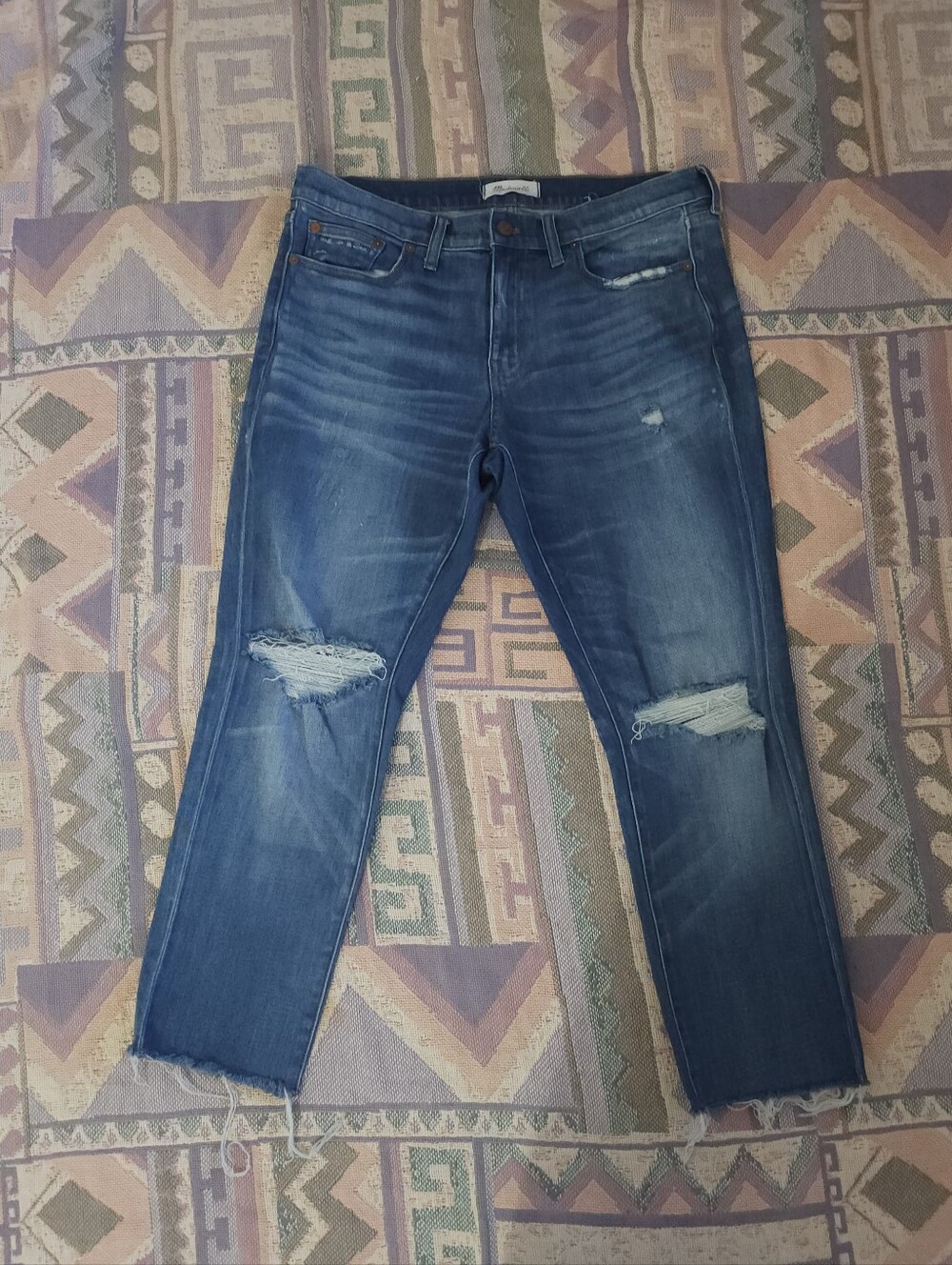 Madewell The Slim Boyjean Distressed Size 29
